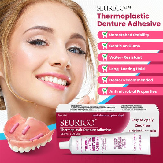 ⏰[Official Brand Store 24-Hours Promotion Buy 1 Get 2 Free] Seurico™ Thermoplastic Denture Adhesive