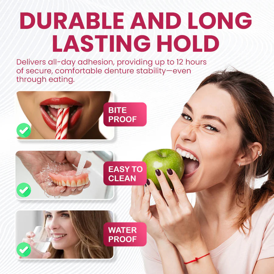 ⏰[Official Brand Store 24-Hours Promotion Buy 1 Get 2 Free] Seurico™ Thermoplastic Denture Adhesive